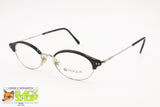 VOGUE women vintage glasses frame VO2154, Slim silver cat eye frame black eyebrows, New Old Stock
