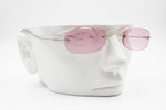 Hipster Sunglasses Pink lenses & frame little spectacles, FORNARINA mod. Peggy 85, Deadstock New