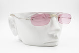 Hipster Sunglasses Pink lenses & frame little spectacles, FORNARINA mod. Peggy 85, Deadstock New