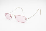 Hipster Sunglasses Pink lenses & frame little spectacles, FORNARINA mod. Peggy 85, Deadstock New