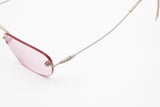 Hipster Sunglasses Pink lenses & frame little spectacles, FORNARINA mod. Peggy 85, Deadstock New