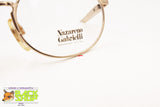 Vintage oval golden frame chiseled NAZARENO GABRIELLI, 53[]22 135, Vintage italian glasses, New Old Stock