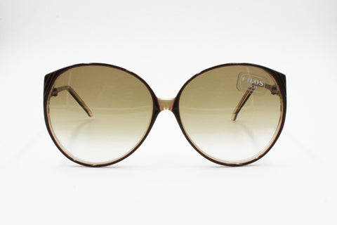 FILOS Big Round Vintage sunglasses, mod. Circle shaded lenses, New Old Stock