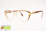 VALENTINO mod. 546 Cat eye brown tone glasses frame, Women designer glasses, New Old Stock 1980s