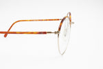 TEEN UP by PIAVE Vintage 80s round circle frame glasses, tortoise eyebrows acetate, New Old Stock