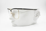 LAURA BIAGIOTTI mod. V 103 Women Vintage frame glasses, Golden & double black, New Old Stock