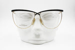 LAURA BIAGIOTTI mod. V 103 Women Vintage frame glasses, Golden & double black, New Old Stock