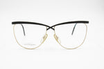 LAURA BIAGIOTTI mod. V 103 Women Vintage frame glasses, Golden & double black, New Old Stock