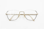 Italian 1970s VOTTICA eyeglass frame women, tricolor rims hand panited, New Old Stock
