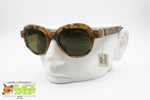 CONCERT 635 AE Vintage sunglasses ovaloid green lenses, Thick acetate frame, New Old Stock