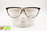 ANNABELLA Italian vintage cat eye women frame, Zebra black & White acetate, New Old Stock 1980s