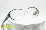 ENRICA MASSEI Made in Italy women cat eye frame eyeglasses, Crear & Green, New Old Stock