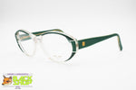 ENRICA MASSEI Made in Italy women cat eye frame eyeglasses, Crear & Green, New Old Stock