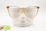 GREENSYSTEM 1970s caramel acetate frame eyeglasses, lined eyebrows, New Old Stock 1970s