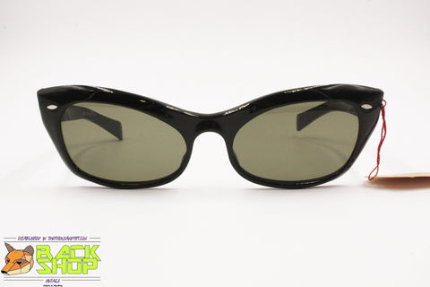 Authentic 1950s sunglasses shades, Black cat eye Made in France,  New Old Stock 1950s