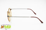 ROBERT LA ROCHE round panto eyeglass frame, Tortoise cellulose & Gunmetal arms, New Old Stock