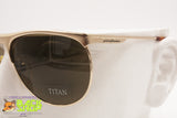 PININFARINA mod. 003 819 Titan Vintage sunglasses, men shades golden satin frame, New Old Stock 90s