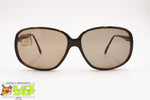 MORWEN mod. Fromula Italian Sunglasses oversize women diva style, Brown acetate, New Old Stock