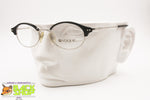 VOGUE women vintage glasses frame VO2154, Slim silver cat eye frame black eyebrows, New Old Stock