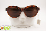 CONCERT 635 AG Vintage sunglasses ovaloid brown lenses, Thick acetate frame, New Old Stock