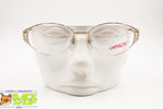 CHEVRON V731 Vintage glasses frame oval with designer details, Vintage New Old Stock 1980s