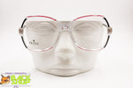 GUCCI GG2102 Vintage 90s glasses frame eyewear, Clear Red & Black, New Old Stock 1990s