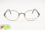 BEAU MONDE mod. Norwich Oval luxury eyewear frame lateral deco, Metal lover stempunk, New Old Stock