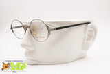 BEAU MONDE mod. Norwich Oval luxury eyewear frame lateral deco, Metal lover stempunk, New Old Stock