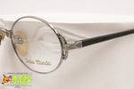 BEAU MONDE mod. Norwich Oval luxury eyewear frame lateral deco, Metal lover stempunk, New Old Stock