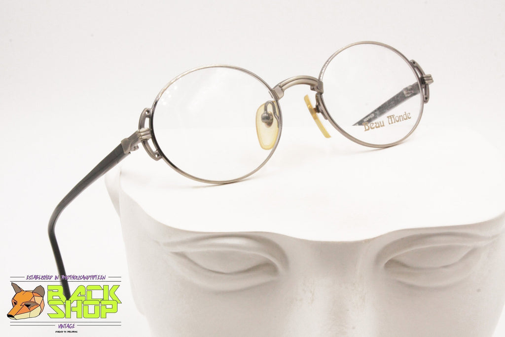 BEAU MONDE mod. Norwich Oval luxury eyewear frame lateral deco