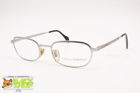 DOLCE & GABBANA DG316 719 Silver glasses frame, optical eyeglasses frame, New Old Stock