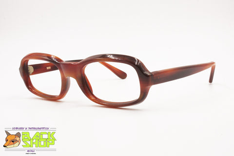 Authentic 1960s OPTO frame brown acetate, Bug eye oval glasses-sunglasses frame, New Old Stock