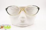 CHRISTIAN DIOR CD 3019 53E Vintage 90s bicolor frame oval women, Chain silver arms, New Old Stock