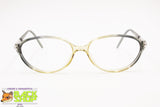 CHRISTIAN DIOR CD 3019 53E Vintage 90s bicolor frame oval women, Chain silver arms, New Old Stock