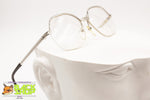 LOGO PARIS 03 67 GS 49[]18 Vintage 1960s steel eyeglass frame half rimmed nylor, New Old Stock