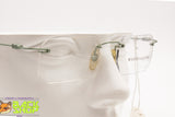 AUGUSTO VALENTINI M7450 col. 191 Rimless eyeglass frame rectangular lenses, New Old Stock