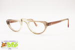 Authentic 1970s Reading glasses half lunettes OTTICA PESSA mod. Alcine, New Old Stock