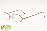 Byblos 691 3322 S Slim metal eyeglasses frame pale metallic color, Little oval rims, New Old Stock 1990s