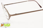 Byblos 691 3322 S Slim metal eyeglasses frame pale metallic color, Little oval rims, New Old Stock 1990s