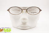 Byblos 691 3322 S Slim metal eyeglasses frame pale metallic color, Little oval rims, New Old Stock 1990s