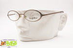 Byblos 691 3322 S Slim metal eyeglasses frame pale metallic color, Little oval rims, New Old Stock 1990s