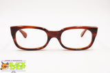 Authentic 1960s frame eyeglass brown acetate, wayfarer squared glasses frame, New Old Stock