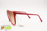 Vintage Red & Striped cat eye Sunglasses by LUCIEN mod. 4339, New Old Stock 1970s
