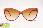 Vintage Red & Striped cat eye Sunglasses by LUCIEN mod. 4339, New Old Stock 1970s