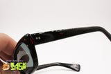 Authentic Vintage 1950s-1960s Sunglasses women Black cat eye adorned stars, New Old Stock