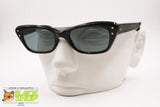 Authentic Vintage 1950s-1960s Sunglasses women Black cat eye adorned stars, New Old Stock
