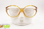 ZEISS West Germany vintage frame glasses/sunglasses, Yellow acetate oversize, New Old Stock 1980s
