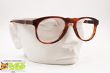 Vintage 1970s glasses frame 52[]19 artisanal construction, brown sheet acetate, Vintage