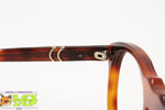 Vintage 1970s glasses frame 52[]19 artisanal construction, brown sheet acetate, Vintage