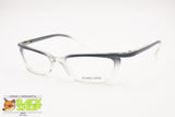 ROMEO GIGLI RG213 210 women cat eye eyeglasses, Clear & "spruce blue", composite plastic material, New Old Stock